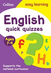 English Quick Quizzes Ages 7-9: Ideal for Home Learning цена и информация | Книги для подростков и молодежи | kaup24.ee