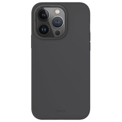 UNIQ etui Lino Hue iPhone 15 Pro 6.1" Magclick Charging szary|charcoal grey цена и информация | Чехлы для телефонов | kaup24.ee