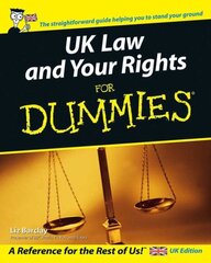 UK Law and Your Rights For Dummies цена и информация | Самоучители | kaup24.ee