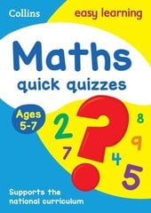 Maths Quick Quizzes Ages 5-7: Ideal for Home Learning цена и информация | Книги для подростков и молодежи | kaup24.ee