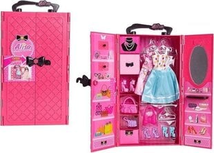 Nuku riidekapp aksessuaaridega hind ja info | Tüdrukute mänguasjad | kaup24.ee