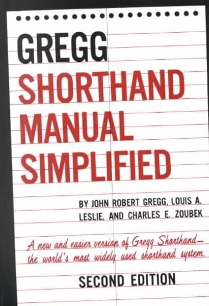 GREGG Shorthand Manual Simplified 2nd edition цена и информация | Majandusalased raamatud | kaup24.ee