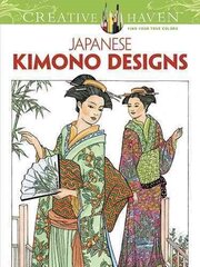 Creative Haven Japanese Kimono Designs цена и информация | Книги о питании и здоровом образе жизни | kaup24.ee
