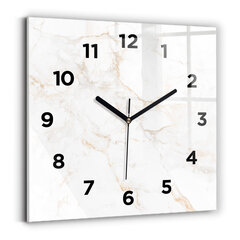 Seinakell Elegantne Marmor, 30x30 cm цена и информация | Часы | kaup24.ee