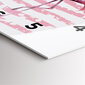 Seinakell Flaminga Graafika, 30x30 cm цена и информация | Kellad | kaup24.ee