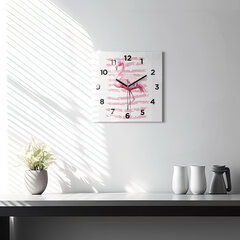 Seinakell Flaminga Graafika, 30x30 cm цена и информация | Часы | kaup24.ee