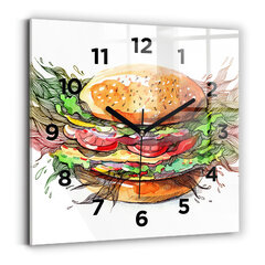 Seinakell Burger Xxl Juustuga, 30x30 cm цена и информация | Часы | kaup24.ee