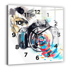 Seinakell Fotograaf Naine, 30x30 cm цена и информация | Часы | kaup24.ee