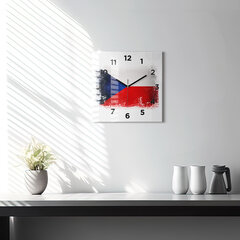 Seinakell Tšehhi Lipp, 30x30 cm цена и информация | Часы | kaup24.ee