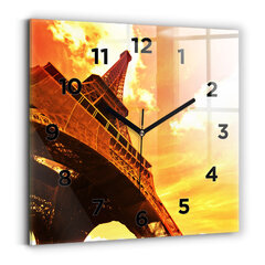 Seinakell Eiffeli Torn Pariisis, 30x30 cm hind ja info | Kellad | kaup24.ee