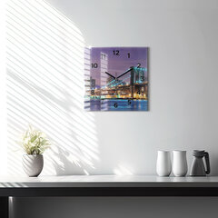 Seinakell Brooklyn Most Ja East River, 30x30 cm hind ja info | Kellad | kaup24.ee