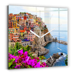 Seinakell Cinque Terre Rannik, 30x30 cm hind ja info | Kellad | kaup24.ee