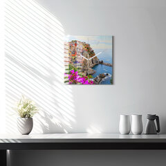 Seinakell Cinque Terre Rannik, 30x30 cm hind ja info | Kellad | kaup24.ee