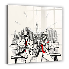 Seinakell Jazz New Yorgis, 30x30 cm hind ja info | Kellad | kaup24.ee