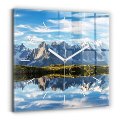 Seinakell Chamonixi Org, Prantsuse Alpid, 30x30 cm hind ja info | Kellad | kaup24.ee