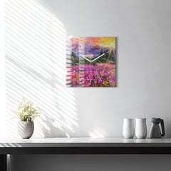 Seinakell Looduse Ja Lillede Maastik, 30x30 cm цена и информация | Часы | kaup24.ee