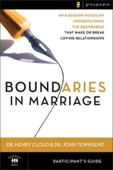 Boundaries in Marriage Participant's Guide hind ja info | Eneseabiraamatud | kaup24.ee