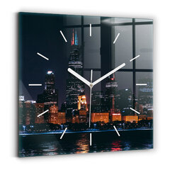 Seinakell Chicago Linnamaastik, 30x30 cm цена и информация | Часы | kaup24.ee