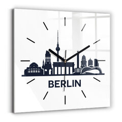 Seinakell Berliini Linna Illustratsioon, 30x30 cm цена и информация | Часы | kaup24.ee