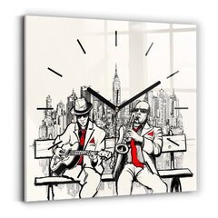 Seinakell Jazz New Yorgis, 30x30 cm hind ja info | Kellad | kaup24.ee