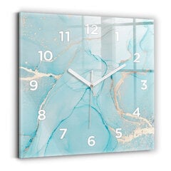Seinakell Dekoratiivne Marmor, 30x30 cm цена и информация | Часы | kaup24.ee