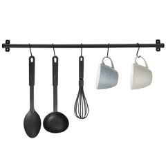 Подставка для кухонных принадлежностей с крючками, 78.5 см цена и информация | Столовые и кухонные приборы | kaup24.ee
