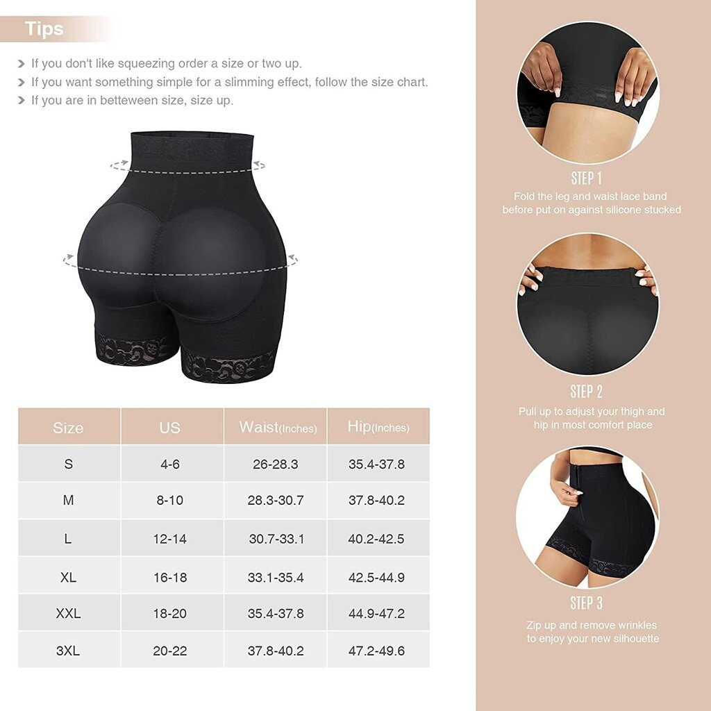 Vormivad püksid naistele FeelinGirl, must hind ja info | Vormiv pesu | kaup24.ee