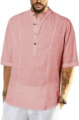 Мужская хлопковая футболка Elegancity, розовая цена и информация | Meeste T-särgid | kaup24.ee