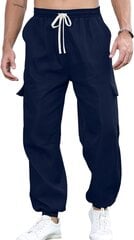Мужские брюки-карго Remxi, синие цена и информация | Мужские брюки | kaup24.ee