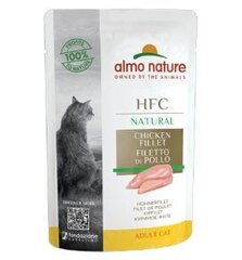 Дополнительный корм для кошек Almo Nature HFC Natural, куриное филе, 24x55 г. цена и информация | Кошачьи консервы | kaup24.ee