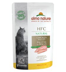 Almo Nature HFC Jelly, kassidele mõeldud täiendav toit, kanafilee ja juust želees, 24x55g цена и информация | Кошачьи консервы | kaup24.ee