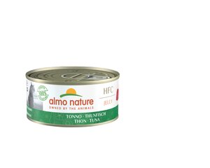 Дополнительный корм для кошек Almo Nature HFC Natural, тунец в желе, 24x150г. цена и информация | Кошачьи консервы | kaup24.ee