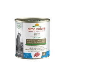 Дополнительный корм для кошек Almo Nature HFC Natural, Атлантический тунец, 12x280 г. цена и информация | Кошачьи консервы | kaup24.ee