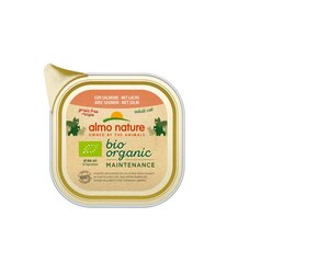 Almo Nature Bio Organic, täisväärtuslik toit kassidele, lõhepastee, 19x85g hind ja info | Konservid kassidele | kaup24.ee