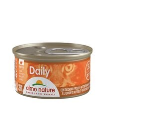 Almo Nature Daily, täisväärtuslik toit kassidele, tükeldatud kastmega tetreviinaga ja kanaga, 6x85g цена и информация | Кошачьи консервы | kaup24.ee