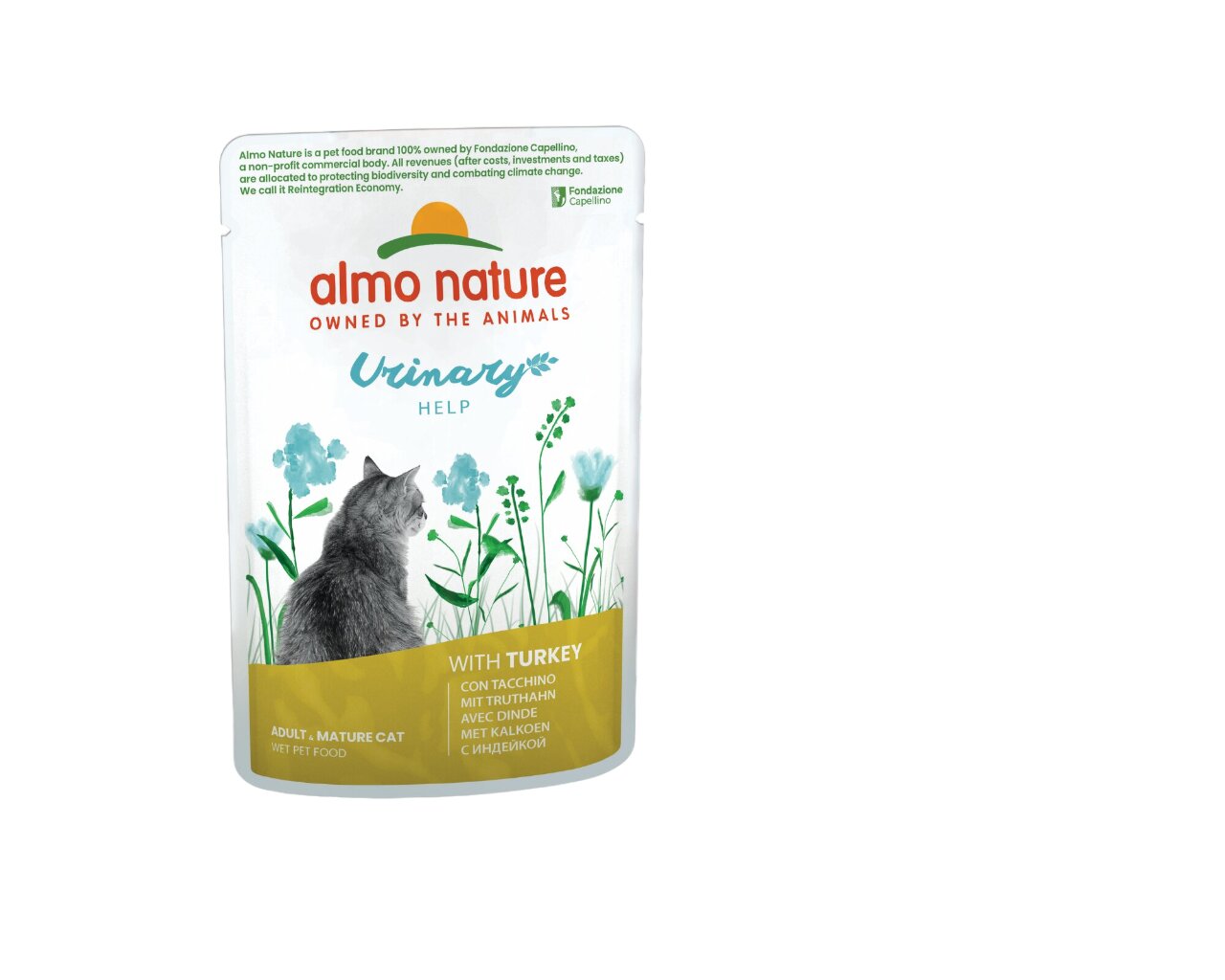 Almo Nature Functional Urinary Help, täisväärtuslik toit kassidele kuseteede tervisele, tihasega, 12x70g hind ja info | Konservid kassidele | kaup24.ee