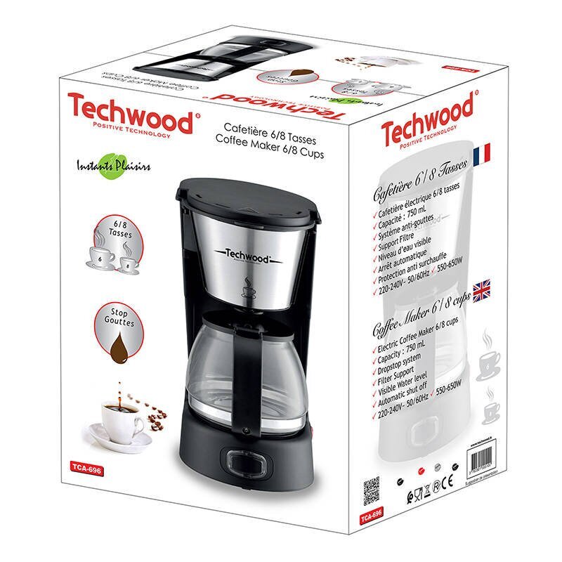 Techwood TCA-696 hind ja info | Kohvimasinad | kaup24.ee