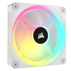 CORSAIR QX RGB seeria, iCUE LINK QX120 RGB WHITE, 120 mm magnetkupliga RGB ventilaator, laienduskomplekt цена и информация | Компьютерные вентиляторы | kaup24.ee