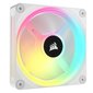 CORSAIR QX RGB seeria, iCUE LINK QX120 RGB WHITE, 120 mm magnetkupliga RGB ventilaator, laienduskomplekt цена и информация | Arvuti ventilaatorid | kaup24.ee