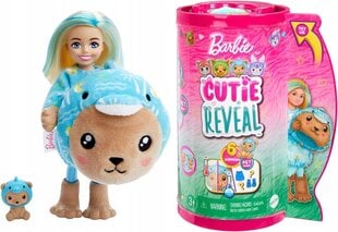 Nukukomplekt delfiiniga Čelsės Barbie Cutie Reveal hind ja info | Tüdrukute mänguasjad | kaup24.ee