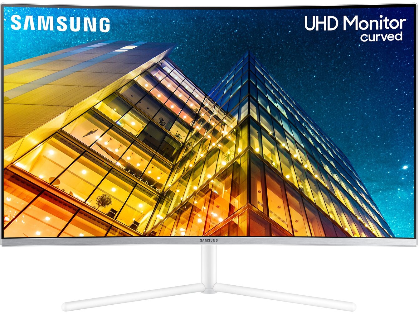 Defektiga toode. 32" nõgus 4K UHD monitor Samsung LU32R591CWRXEN hind ja info | Defektiga tooted | kaup24.ee