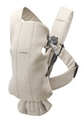 Переноска Babybjörn Mini 3D Jersey, light beige цена и информация | Babybjorn Товары для детей и младенцев | kaup24.ee