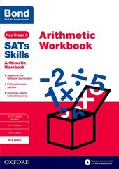 Bond SATs Skills: Arithmetic Workbook: 8-9 years hind ja info | Noortekirjandus | kaup24.ee