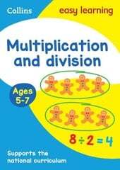 Multiplication and Division Ages 5-7: Ideal for Home Learning цена и информация | Книги для подростков и молодежи | kaup24.ee