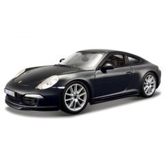 Автомобиль Bburago Porsche 911 Carrera S 1:24, черный цена и информация | Развивающий мелкую моторику - кинетический песок KeyCraft NV215 (80 г) детям от 3+ лет, бежевый | kaup24.ee