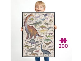 Pusle CzuCzu dinosaurused, 200 osa цена и информация | Пазлы | kaup24.ee