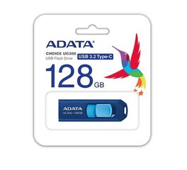 Adata ACHO-UC300-128G-RNB/BU hind ja info | Mälupulgad | kaup24.ee