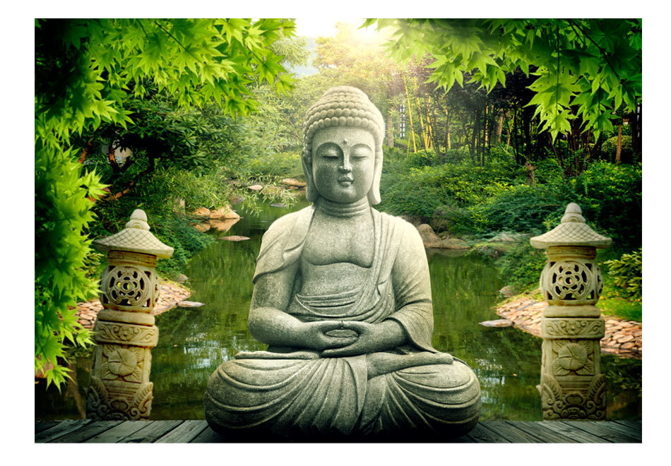 Fototapeet - Buddha's garden hind ja info | Fototapeedid | kaup24.ee