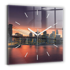 Seinakell New Yorgi East River, 30x30 cm hind ja info | Kellad | kaup24.ee