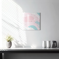 Seinakell Pastell -Abstraktsioon, 30x30 cm hind ja info | Kellad | kaup24.ee